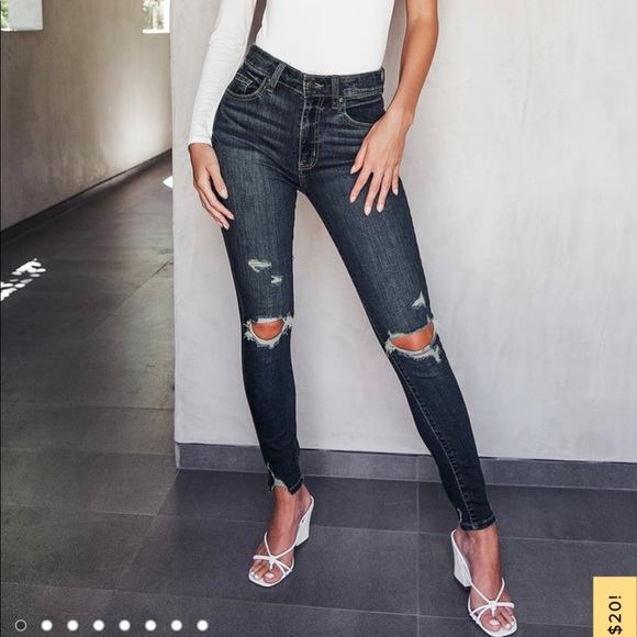 Lulus Denim - Lulus Denim High Rise Jeans